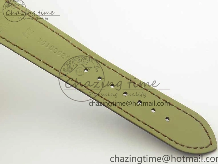 0507 Practical De Ville RG MKF 1:1 Best Edition Silver Dial RG Markers on Brown Leather Strap MIYOTA 9015 V 8049